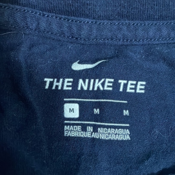 Nike The Nike Tee Short Sleeve Tobias Harris #12 Sixers navy red men's m - Picture 4 of 5